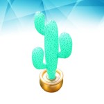 Inflatable Green Cactus Decoration for Beach Party